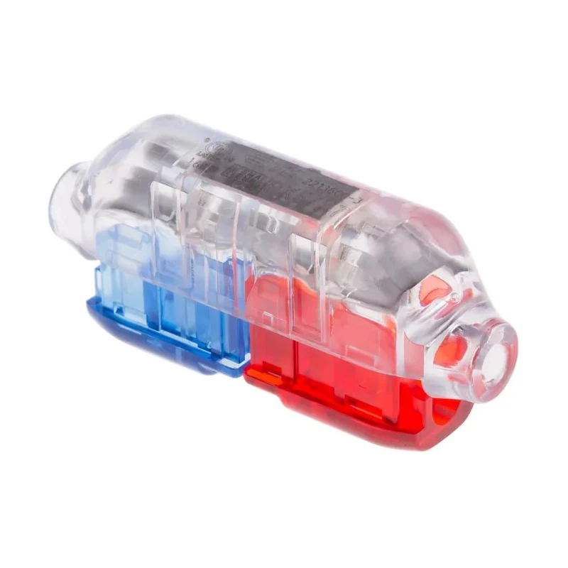TE Connectivity 221 In Line Splice Connector Clear Insulated Tin 14 AWG 2213600-3