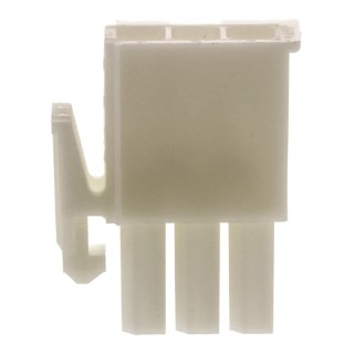 TE Connectivity Mini-Universal MATE-N-LOK Male Connector Housing 4.2 mm Pitch 3 Way 1 Row Straight 172166-1