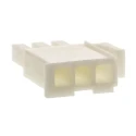 TE Connectivity Mini-Universal MATE-N-LOK Male Connector Housing 4.2 mm Pitch 3 Way 1 Row Straight 172166-1