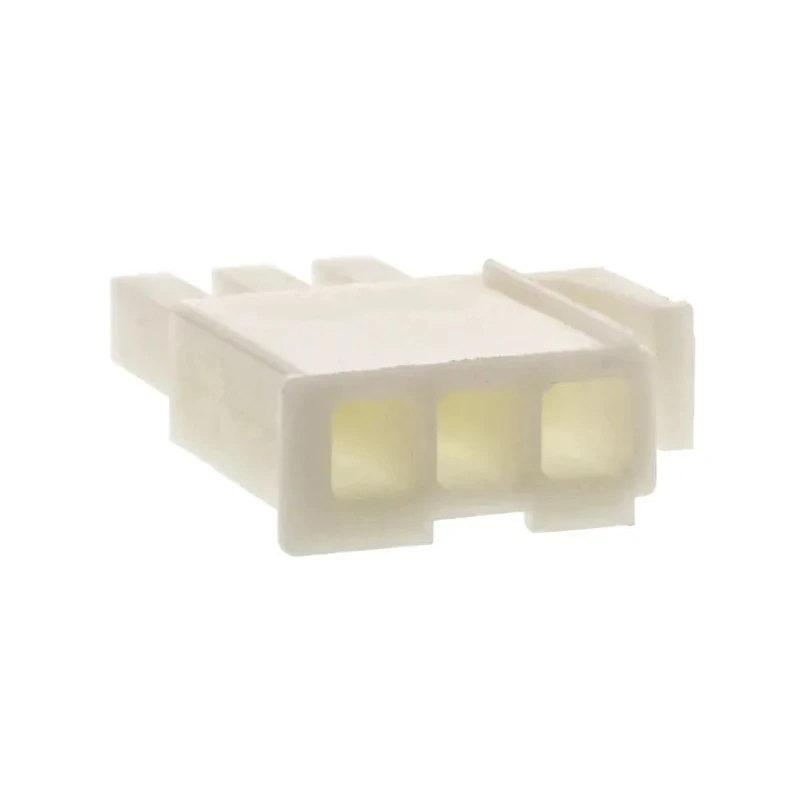 TE Connectivity Mini-Universal MATE-N-LOK Male Connector Housing 4.2 mm Pitch 3 Way 1 Row Straight 172166-1