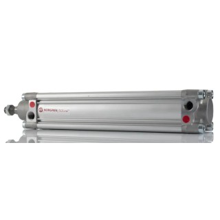 Norgren Pneumatic Piston Rod Cylinder 63mm Bore, 250mm Stroke, Double Acting, Aluminium Body, 12 bar PRA/802063/M/250