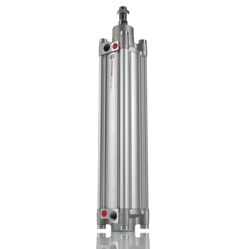 Norgren Pneumatic Piston Rod Cylinder 63mm Bore, 250mm Stroke, Double Acting, Aluminium Body, 12 bar PRA/802063/M/250