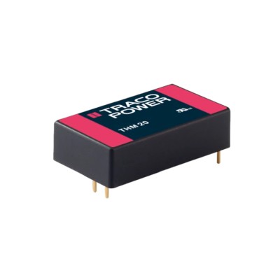 TRACOPOWER 20 Watt, 12V DC Output, 1.67A, 9-18V DC Input, Through Hole DC/DC Converter THM 20-1212