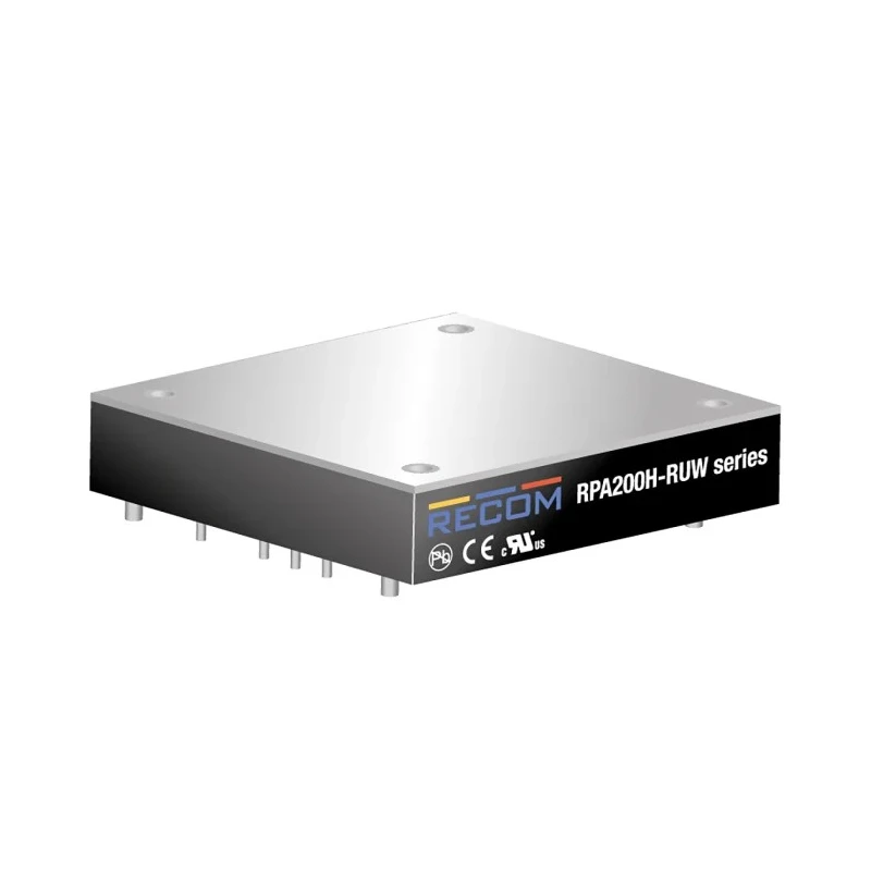 Recom DC/DC Converter 24V DC 8.5A 200W Through Hole, 16.5V-140V Input Range, Plastic Case, 93.5°C Max Temp RPA200H-RUW