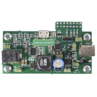 STMicroelectronics Communication & Wireless Development Tool Evaluation Board USB PD DC-to-DC Converter STEVAL-ISC004V1