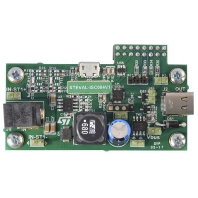 STMicroelectronics Communication & Wireless Development Tool Evaluation Board USB PD DC-to-DC Converter STEVAL-ISC004V1