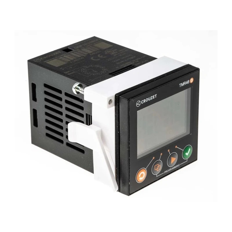 Crouzet Syr-Line Series Panel Timer Relay, 1-Contact, 24 to 240 V DC/AC, 10A, Multifunction SPDT GDF1R10MV2