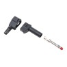 Staubli Black Male Banana Plug 4 mm Connector Solder Termination 500V 32A Nickel Plating 22.2370-21 22.1042