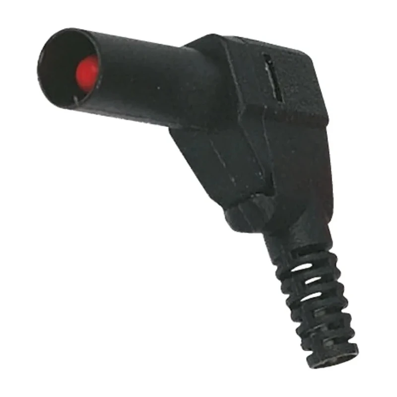 Staubli Black Male Banana Plug 4 mm Connector Solder Termination 500V 32A Nickel Plating 22.2370-21 22.1042