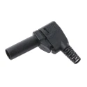 Staubli Black Male Banana Plug 4 mm Connector Solder Termination 500V 32A Nickel Plating 22.2370-21 22.1042