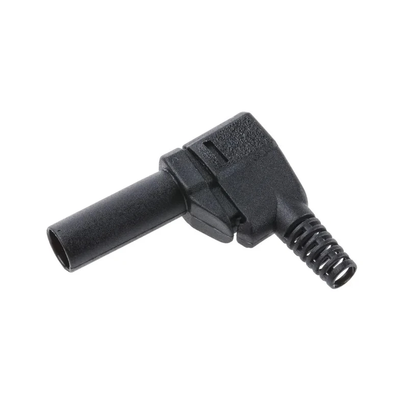 Staubli Black Male Banana Plug 4 mm Connector Solder Termination 500V 32A Nickel Plating 22.2370-21 22.1042