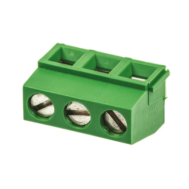TE Connectivity Buchanan Series PCB Terminal Block 3-Contact 5 mm Pitch 1 Row 282836-3