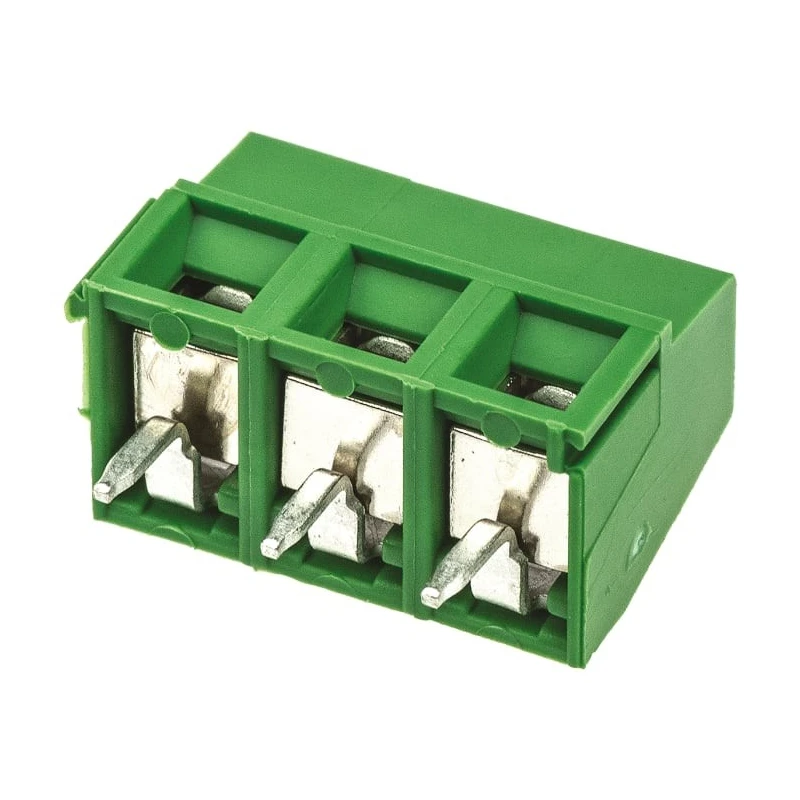 TE Connectivity Buchanan Series PCB Terminal Block 3-Contact 5 mm Pitch 1 Row 282836-3