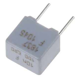 Vishay MKP 1837 Film Capacitor ±1 % Tolerance 10 nF 100 V dc 63 V ac Through Hole MKP1837310011