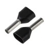 JST TWE Insulated Crimp Bootlace Ferrule Black 16 AWG Wire Size 8 mm Pin Length 2.3 mm Pin Diameter TWE1.5-8