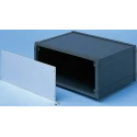 METCASE Transparent Aluminium Front Enclosure Panel 130 mm Height, 2mm Width, 220 mm Length M5700616