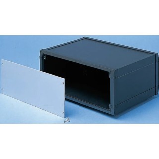 METCASE Transparent Aluminium Front Enclosure Panel 130 mm Height, 2mm Width, 220 mm Length M5700616