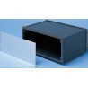 METCASE Transparent Aluminium Front Enclosure Panel 130 mm Height, 2mm Width, 220 mm Length M5700616