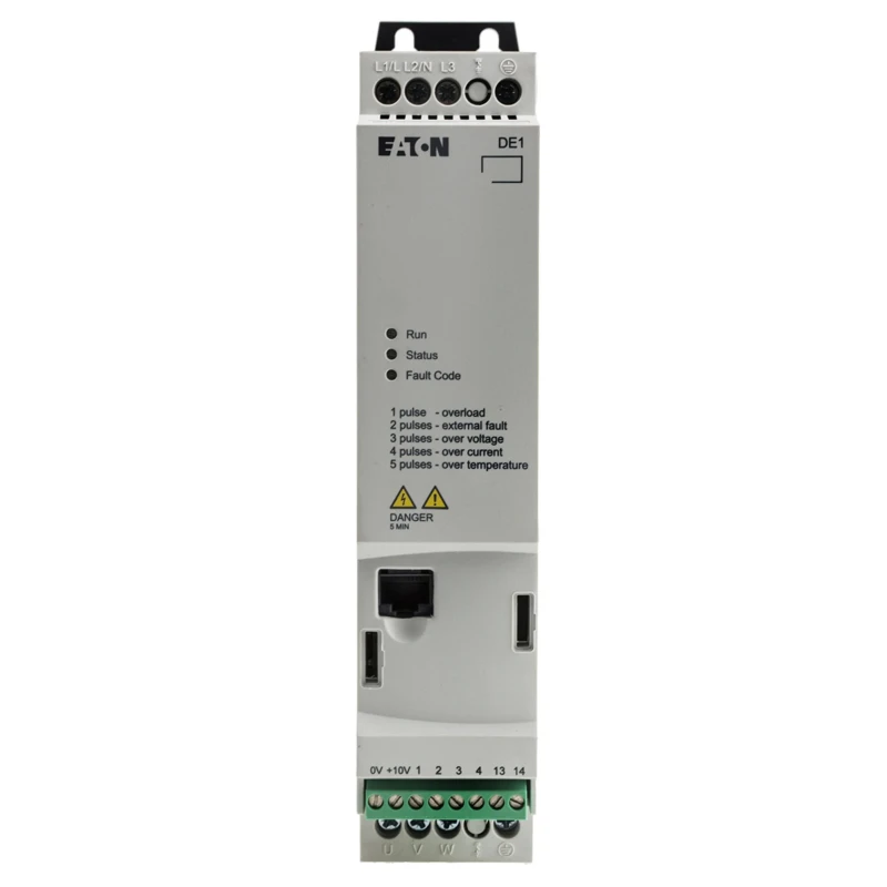 Eaton Variable Speed Starter 1.5 kW 480V AC 3 Phase 3.6 A DE11 Series DE11
