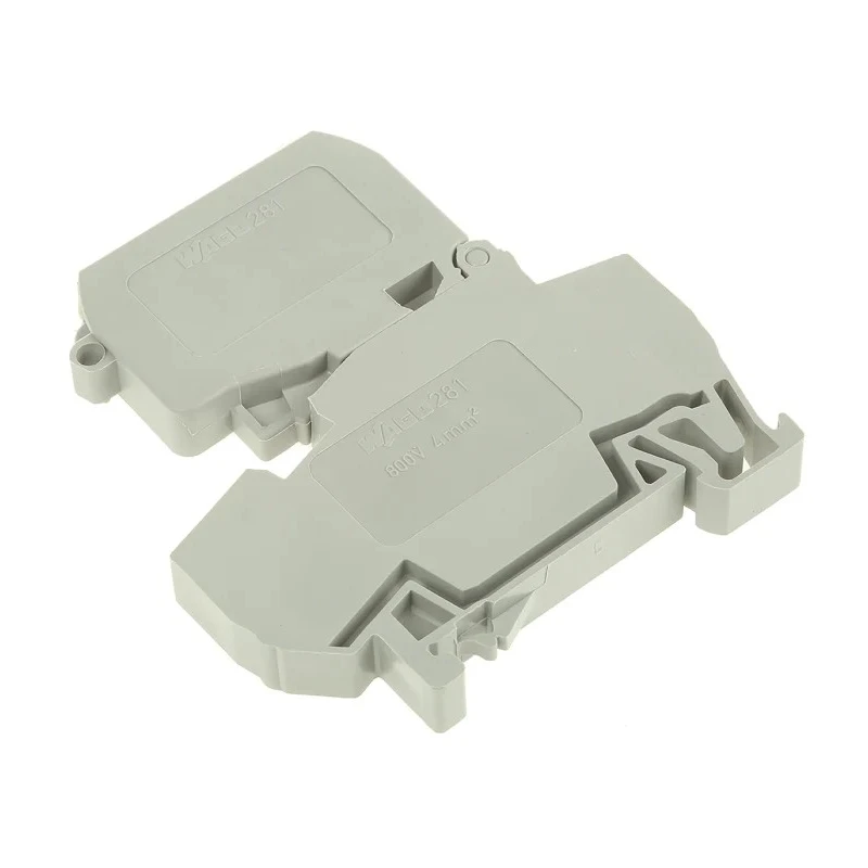 WAGO 281 Series Fuse Terminal Block Grey, 4mm², 1-Level Fused, Cage Clamp 281-622/281-417