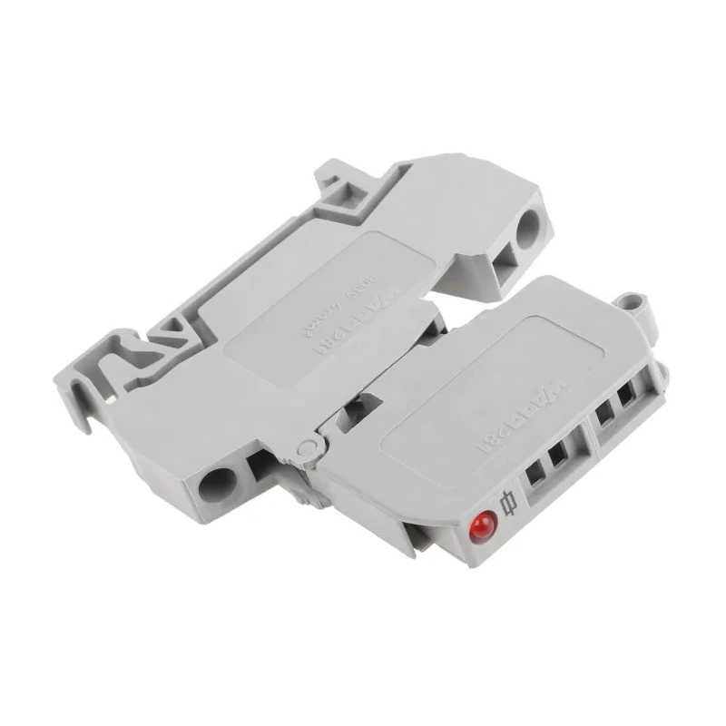 WAGO 281 Series Fuse Terminal Block Grey, 4mm², 1-Level Fused, Cage Clamp 281-622/281-542