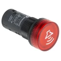 Schneider Electric Harmony XB5 Series Red Beacon-Buzzer Combination 120V AC/DC 90dB IP69, IP67, IP66 XB5KS2G4