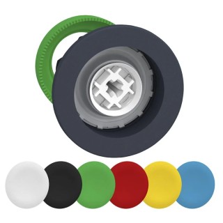 Schneider Electric Harmony XB5 Series Black, Blue, Green, Red, White, Yellow Momentary Push Button Head 30mm Cutout ZB5FA9