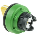 Schneider Electric Harmony XB5 Series 2 Position Selector Switch Head 30 mm Cutout Yellow Handle IP69K IP67 IP66 ZB5FD405