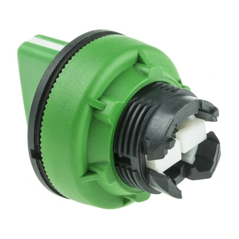 Schneider Electric Harmony XB5 Series 3 Position Selector Switch Head 30 mm Cutout, Green Handle, IP69K IP66 IP67 ZB5FD503