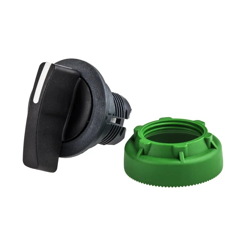 Schneider Electric Harmony XB5 Series 3 Position Selector Switch Head 30 mm Cutout Black Handle IP66 IP69K IP67 ZB5FJ7