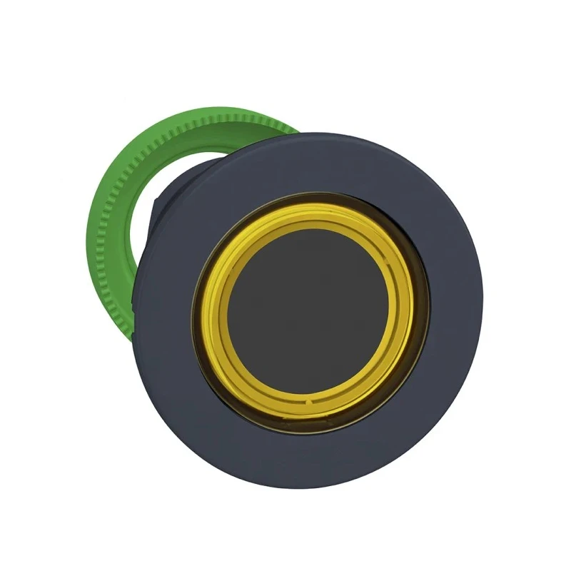 Schneider Electric Harmony XB5 Series Yellow Momentary Push Button Head, 30 mm Cutout, IP66, IP67 ZB5FW983