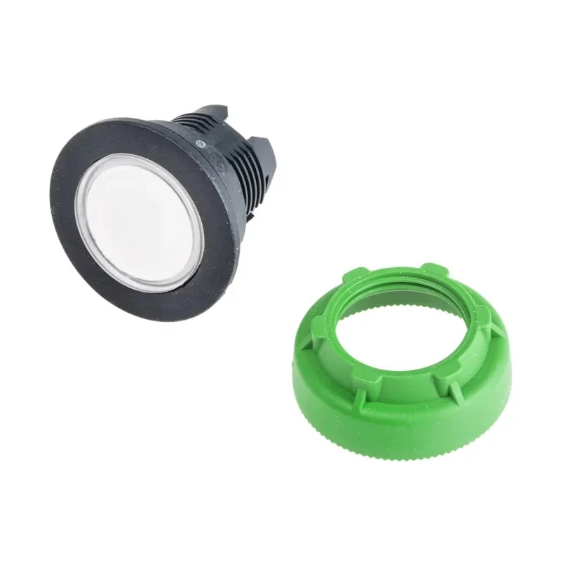 Schneider Electric Harmony XB5 Series White Momentary Round Push Button Head 30 mm Cutout Diameter IP66 IP67 IP69K ZB5FW313