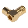 TE Connectivity SMB Series Coaxial Connector Cable Male SMB 50 Ω Right Angle Body Solder 1-1478008-0