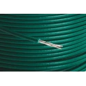 Alpha Wire Hook Up Wire PVC Series Green 22 AWG Copper Conductor, 7 x 0.25 mm Strands, 30 m Length, 300V, UL1061 3251 GR005