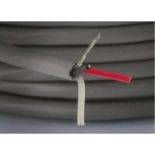Alpha Wire Alpha Essentials Communication & Control Control Cable, 3 Cores, 0.35mm² 22 AWG, Screened, 30 m, Grey 2403C SL005