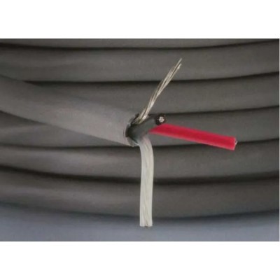 Alpha Wire Alpha Essentials Communication & Control Control Cable, 3 Cores, 0.35mm² 22 AWG, Screened, 30 m, Grey 2403C SL005