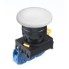 Idec Illuminated Push Button Switch Panel Mount 22mm Cutout White SPST IP65 YW1B-A4E10W