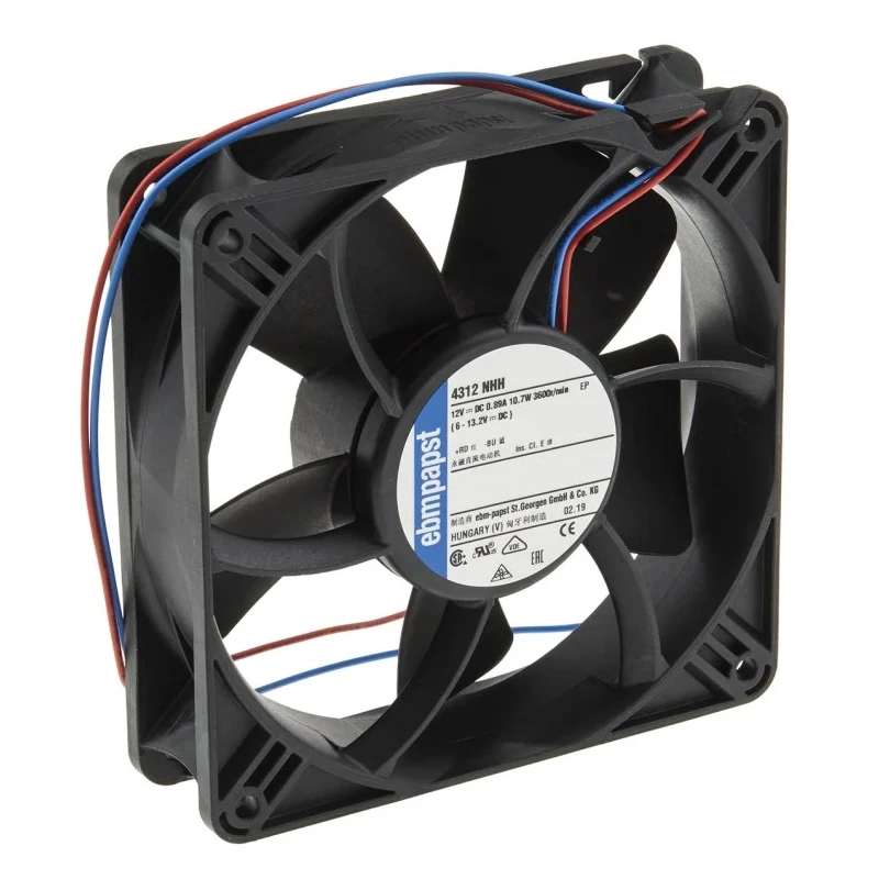 ebm-papst 4300 N - S-Panther Series Axial Fan 12V DC 8.3W 0.12A 150m³/h 119x32x32mm IP20 