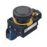 Idec CW Series Illuminated Maintained Panel Push Button Switch, 22 mm Cutout, SPST, IP65 CW1B-A1E10B