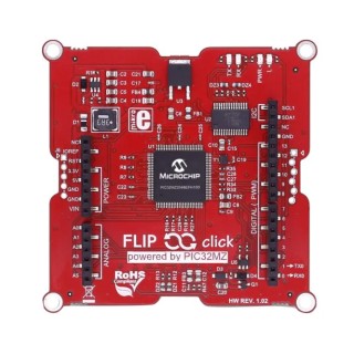 MikroElektronika Flip & Click PIC32MZ Prototyping Add On Board MIKROE-2707