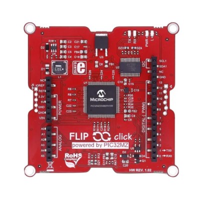 MikroElektronika Flip & Click PIC32MZ Prototyping Add On Board MIKROE-2707