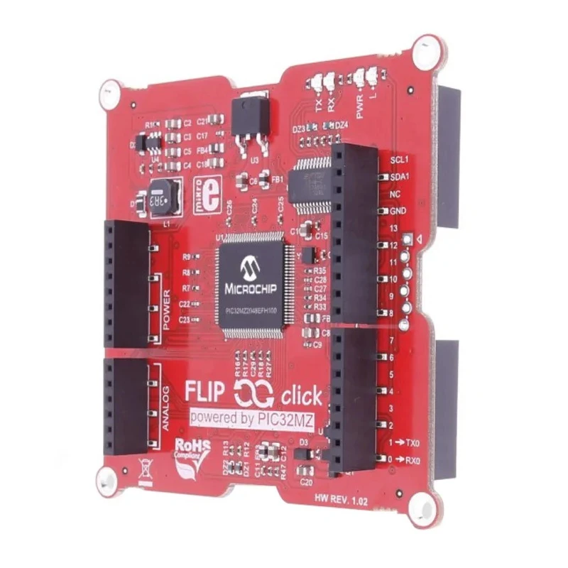 MikroElektronika Flip & Click PIC32MZ Prototyping Add On Board MIKROE-2707