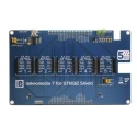 MikroElektronika Mikromedia 7 for STM32 Shield with Five mikroBUS™ Sockets for STM32F4 and STM32F7 MIKROE-2812