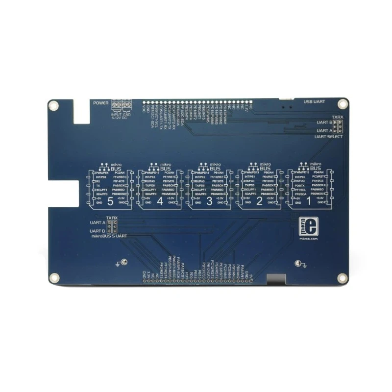 MikroElektronika Mikromedia 7 for STM32 Shield with Five mikroBUS™ Sockets for STM32F4 and STM32F7 MIKROE-2812