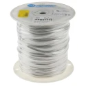 Alpha Wire Hook Up Wire PVC Series White, 16 AWG, 26x0.25 mm Core Strands, 305 m Length, 300V, Flame Retardant 3057 WH001