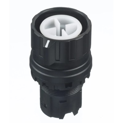 Idec HW 2-Position Maintained Key Switch Head with Interlock, Pushlock Key Reset, SMP Polymer HW1R-2D0