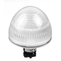 Idec Flush White LED Pilot Light 22 mm Cutout 24 V AC/DC IP65 Dome HW1P-5Q4PW