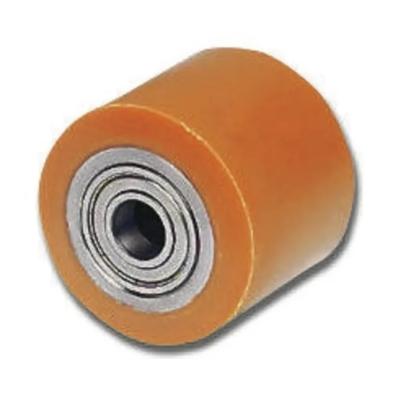 LAG Orange Polyurethane Trolley Wheel 750 kg Load Capacity Steel Hub Ball Bearing 1594 CC