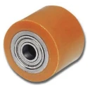 LAG Orange Polyurethane Trolley Wheel 900kg Load Capacity Steel Hub Ball Bearing 1740 CC