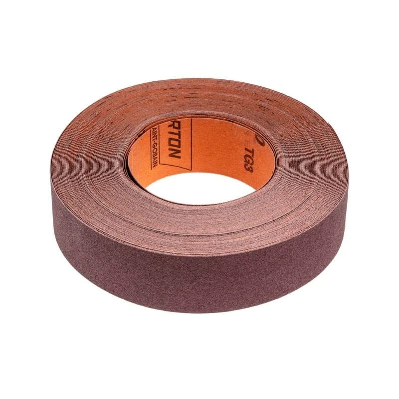 Norton Aluminium Oxide Abrasive Paper Cloth Roll 25m Length 38mm Width P240 Grit Very Fine Grade 63642531800